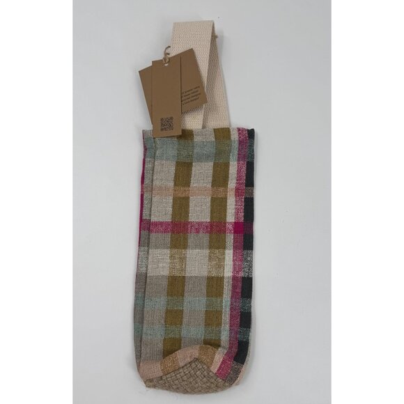 Lucky Textiles Wine bags Plaid & Abstract Designs Cotton/Woven Material - Picture 4 of 12
